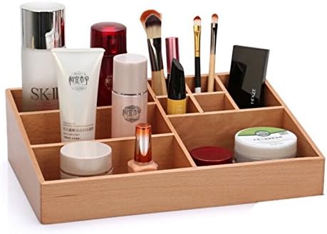SLK Wood Products Multifunctional Wooden Box, Cosmetic Box, Storage Box