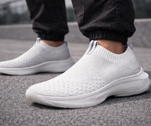 Image of Kraasa Trial Running Shoes with Lightweight Memory Insole | Breathable, Anti-Skid Knit Sneaker, Walking & Gym Shoes