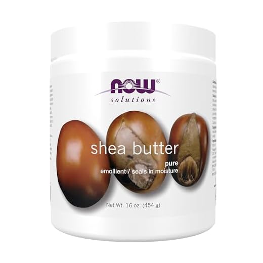 NOW Solutions, Shea Butter, Skin Emollient, Seals in Moisture for Dry Rough Skin, 16-Ounce