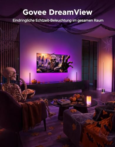 Govee RGBWIC TV Hintergrundbeleuchtung 3 Lite, 1.8M für 32 Zoll TVs – Ansicht 2