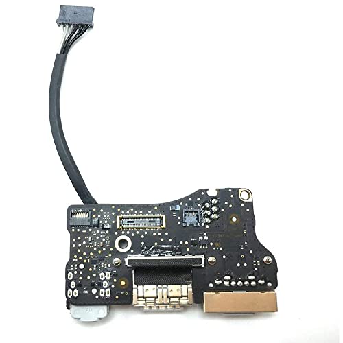 OLVINS Placa de E/S (w/USB, Audio, DC-in 2) Reemplazo para MacBook Air 13 pulgadas A1466 I/O Board (Mid 2013, principios de 2014, principios de 2015)