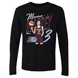 500 LEVEL Marina Mabrey Toronto Tempo Player Pose Long Sleeve Shirt (Black, X-Large)