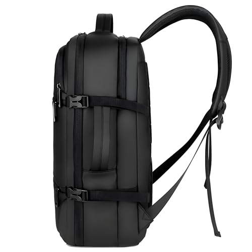 Image of Wesley Luxur 2 Premium Overnighter 50 L Weekender Travel Laptop Backpack, Flight Cabin Approved Carry On with 16 inch Laptop Compartment, Anti Theft business /Travel /Office /College Bag for Men Women