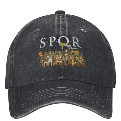 Casquette de baseball en jean SPQR Legion IX pour couple et style d'été décontracté