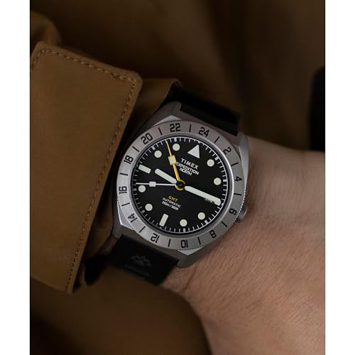 Image of Timex Men's Expedition Expedition Pioneer 41mm Watch - Black Strap Black Dial Titanium Case