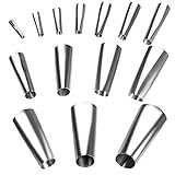 welltop Stainless Steel Caulking Finisher Kit, Different Sizes Caulk Nozzle Finisher, Reusable...