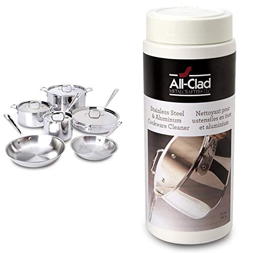All Cladall Clad 401877r Stainless Steel 3 Ply Bonded Dishwasher Safe Cookware Set 10 Piece Silver 8400000960 00942 Cookware Cleaner And Polish 12 Ounce Dailymail