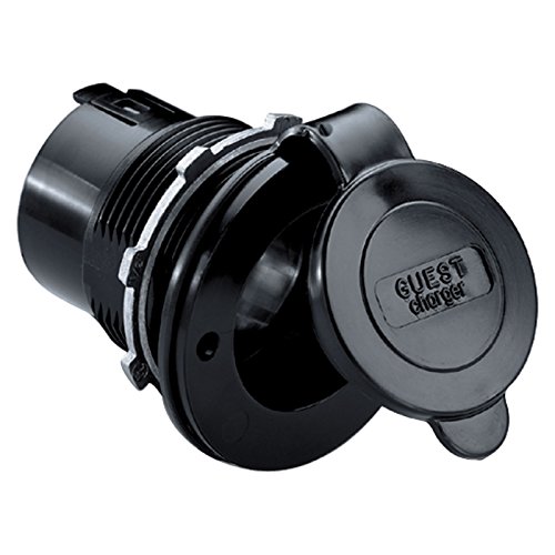 Marinco 150CCI Connect Charge Inlet, 15A 125, Universal Mount,Black