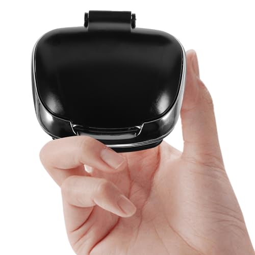 Image of Portable Car Ashtray with Led Light Smokeless Auto Non-Slip Base for Night Use and Ventilated Interior 3.74X3.54X1.57In