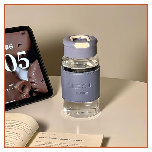 Image of 300ML Double-Wall Glass Water Bottle | Tea & Water Separation Bottle with Stainless Steel Infuser | Perfect for Loose Tea, Detox Fruit Water, Travel, Camping & Gifting