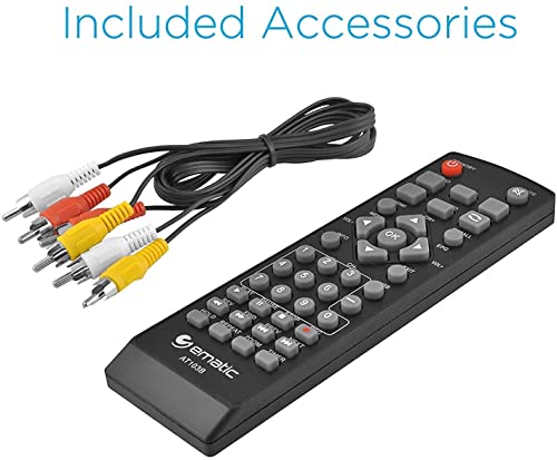 Digital Converter, Ematic Digital TV Converter Box with Recording, Playback, & Parental Controls - Thumbnail 4