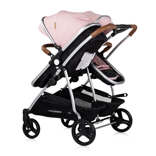 Miniatura 8 de Duo Smart Cochecito Para Gemelos O Niños De Edades Cercanas Ancho 79 Cm Rosa Sin Cosy