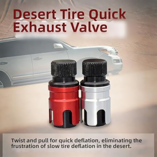 Valves de dégonflage rapide en métal robuste pour pneus de SUV - 5