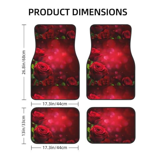 Alfombrillas para coche de neopreno juego de 4 piezas antideslizantes contra manchas de suelo 2