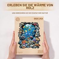 WOODBESTS Holzpuzzle Erwachsene, 265 Teile Tiefsee‑Wunderwelt Holzpuzzle – Ansicht 6