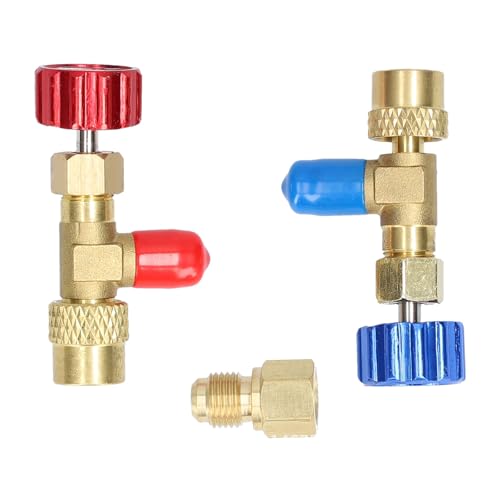 Gissroys R22 R410 - Adaptador de conexión para válvulas de seguridad con adaptador de 5/16 a 1/4