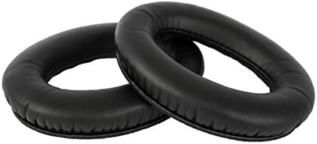 Premium Replacement QC15 Ear Pads / QC2 Ear Pads Cushions Compatible with Bose QuietComfort 15 (QC15) / Bose QuietComfort 2 (QC2) Headphones (Black). Great Cushion Comfort and Durability
