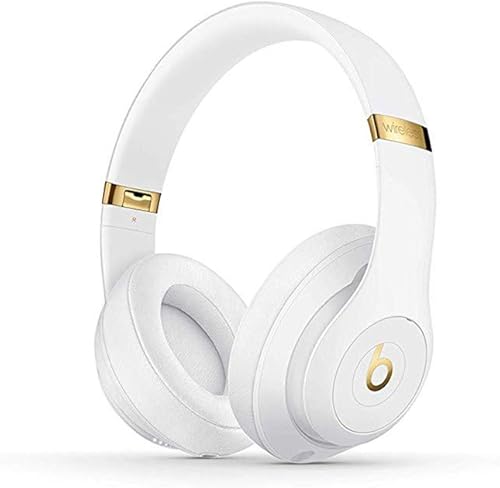Miniatura 4 de Almohadillas de repuesto para los oídos, funda compatible con Beats Studio 2 Wireless Wired y Studio 3 sobre la oreja, 1 par (blanco)