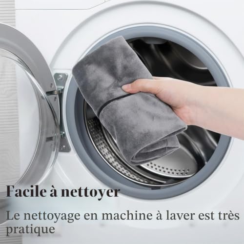 Qianyu Oreiller de voyage rembourré, coussin de voyage rembourré avec vêtements, sac de rangement réglable, pliable, oreiller d'avion pour bagages supplémentaires, coussin de repos multifonctionnel – Image 4