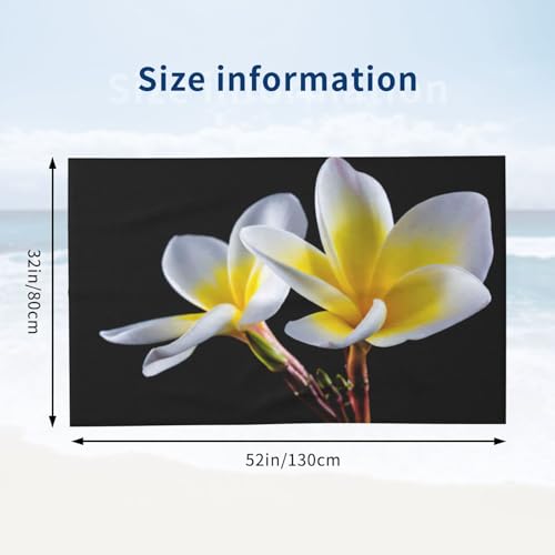 Serviette de bain microfibre ultra absorbante à imprimé floral chic - 4