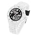 Produktbild Taffstyle Damen Herren Sportuhr Armbanduhr Silikon Sport Ziffernblatt mit Datum Analog Quarz Farbige Bunte Uhr Weiß Schwarz