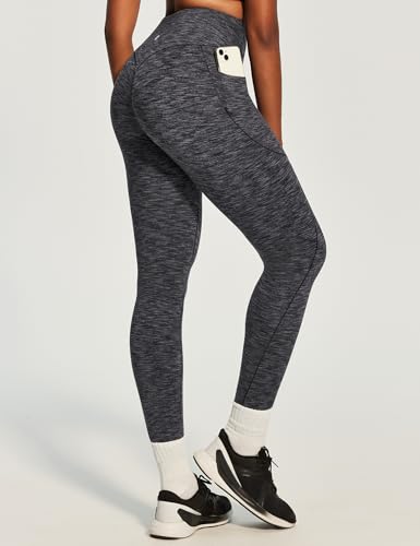 Image of Heathyoga Yoga Pants with Pockets Extra Soft Leggings with Pockets for Women Non See-Through High Waist Workout Leggings