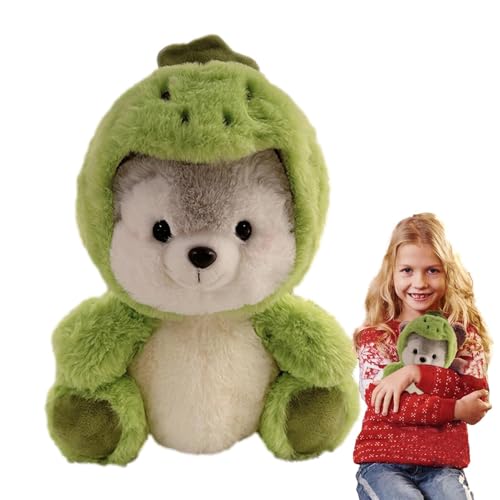 Generico Peluche Husky | Peluche suave transformado mascota creativa | Koala Pig Fox Dinosaur Husky Dolls para dormir calmante peluche para perros peluche