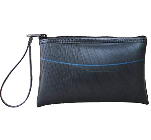 Wristlet Made of Inner Tube Medium Size Prime upcycled eco friendly vegan small