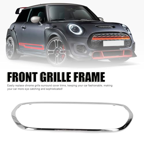 Marco de rejilla frontal para F55 Hatchback, embellecedor cromado para tus viajes 3