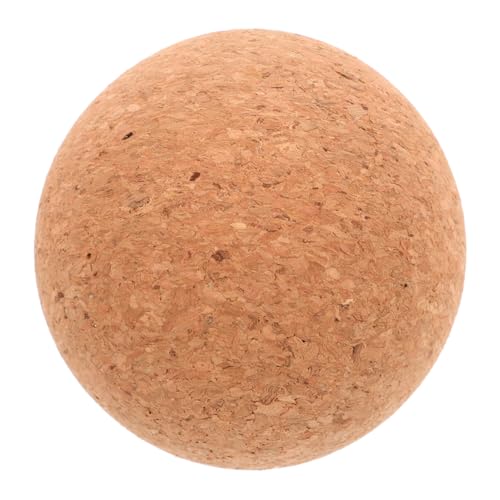 Sosoport High-Density Cork Yoga Ball Non-Shedding Fascia Ball for Muscle Massage Portable Massage Ball for Various Yoga and Fitness Activities