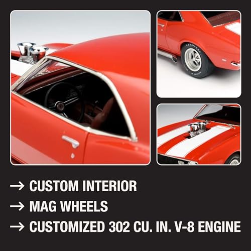 Amt AMT868 1968 Chevy Camaro Z/28 1:25 Scale Model Kit thumb #2