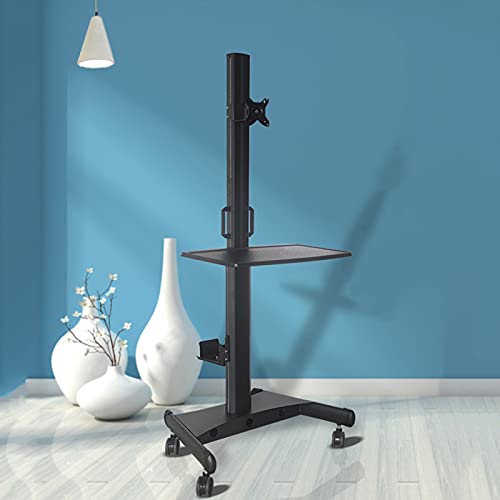 Soporte Móvil de Monitor JUDYSSY para monitores de 15" a 34" con altura ajustable y ruedas miniatura 5