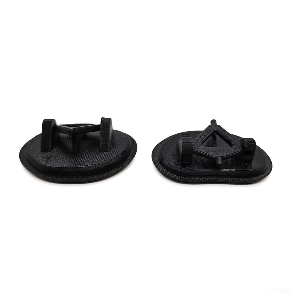 Par de fundas de lavado de faros delanteros compatibles con BMW Z4 E85 E86 2002-2008, negro, OE 51117078261 51117078262