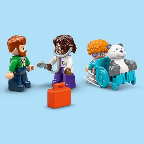 Image of LEGO DUPLO Town First Time: Visit with The Doctor 10449 Building Blocks Toys for 2+ Gift for Boys and Girls