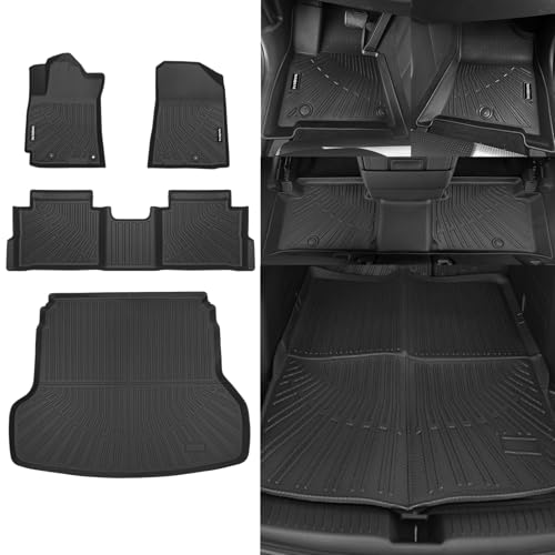 Naibeve Floor Mats for 2019-2026 Kia Forte - All Weather Custom Fit for Kia Forte Floor Mats & Trunk Mat Waterproof Interior Accessories