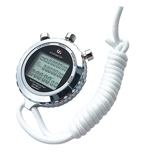 iplusmile Chronomètre Numérique Portable en Minuteur Électronique LCD Chronographe pour Athlètes Compteur de Chronographe Outil de Formation Équipement de Fitness