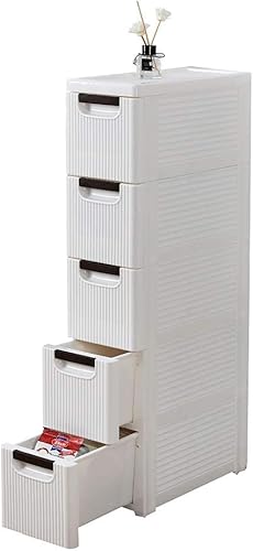 Miniatura 5 de Cajón de almacenamiento, organizador y almacenamiento de carrito rodante, unidad de plástico sobre ruedas, organizador de gabinete de almacenamiento