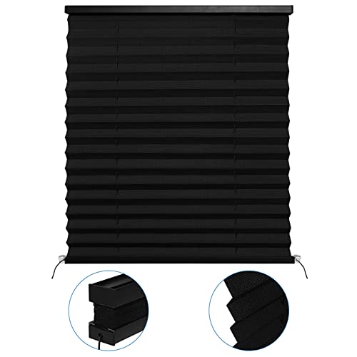 Image of RV Blinds Shades for Camper Window,RV Shades Pleated Camper Blinds for Travel Trailer Motor Coach Motorhome Window-17 W x 24 inch L