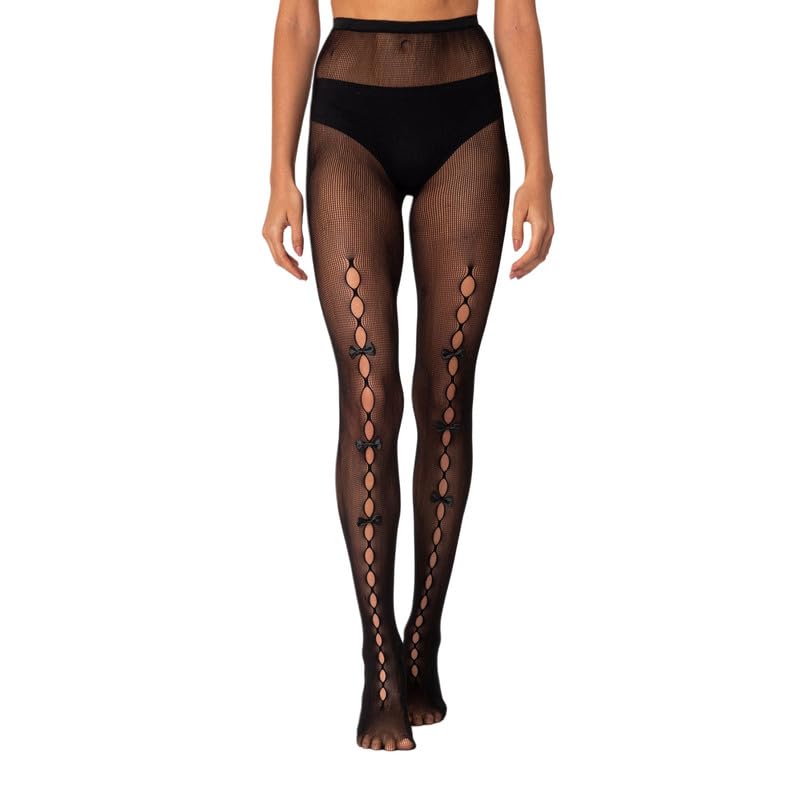 Image of Vintage 60s Printed Funky Tights for Women Y2K Tie Dye Mesh Pantyhose Skinny Body Shaping Leggings Streetwear