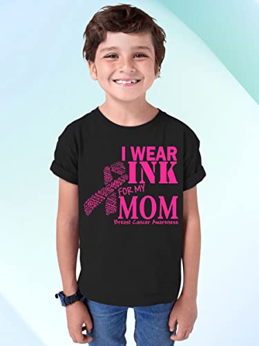 Promotion & Beyond Breast Cancer Family Support I Wear Pink for My Mom Shirts for Youth October Awareness2