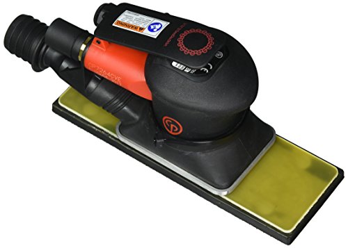 Chicago Pneumatic CP7264CVE Air Jitterbug Sander Tool, Home Improvement, Woodworking Tools, Polisher, Rectangle Pad, Ctrl. Vacuum, Hook & Loop, 2 3/4 x 7 3/4 Inch(70 x 198 mm), 0.28 HP/210W - 10000RPM