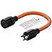 1.5FT Nema L5-30P to L14-30R Adapter Cable, 30-Amp L5-30 Male Generator Male to L14-30 Transfer Switch 4-Prong Female Adapter STW 10AWG, 30A Generator 3-Prong to 30A 4-Prong