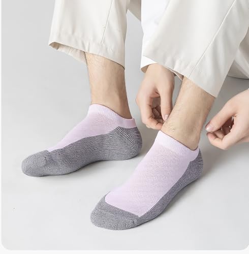Image of 12-30 Pairs Low Cut Ankle Socks for Men Thin Breathable Casual No Show Athletic Socks Bulk