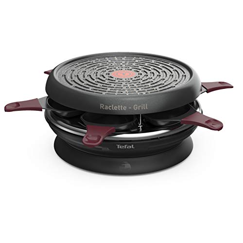 Tefal RE1820 Store'Inn 6 personen gourmet, anti-aanbaklaag, gourmetten, racletten, grillen, 850 W Vermogen, 6 pannetjes… - Afbeelding 4