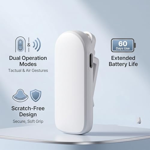 Volteador de páginas con control remoto Bluetooth sensible y batería recargable para ereader 3