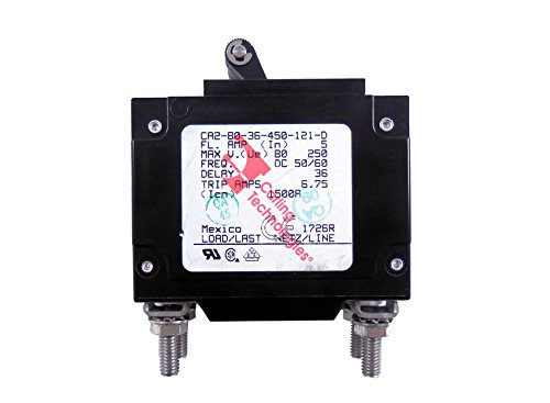 Carling Technologies 5A 2 Pole Thermal Magnetic Circuit Breaker CA2-B0-36-450-121-D