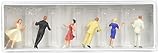 Preiser 10120 Couples Dancing 3 Couples HO Scale Figure