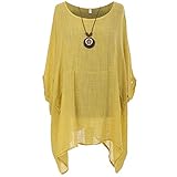 Lässiges Oberteil mit Halskette, zeigen Sie Ihre einzigartige Anmut