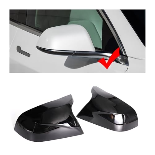 Coque de rétroviseur Tesla Model 3 capuchon carbone accessoires extérieurs auto - 3