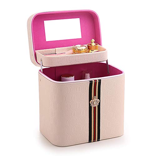 Preisvergleich Produktbild Große Kapazität Koreanische Kosmetiktasche Weibliche Multifunktionsschicht Tragbare Tragbare Kosmetische Aufbewahrungsbox Einfache Box